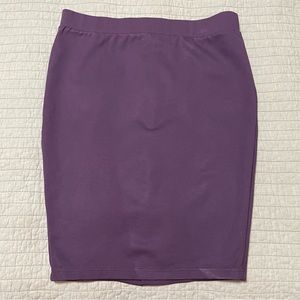 Torrid Pencil Skirt in Purple Size 0 (Large 12)